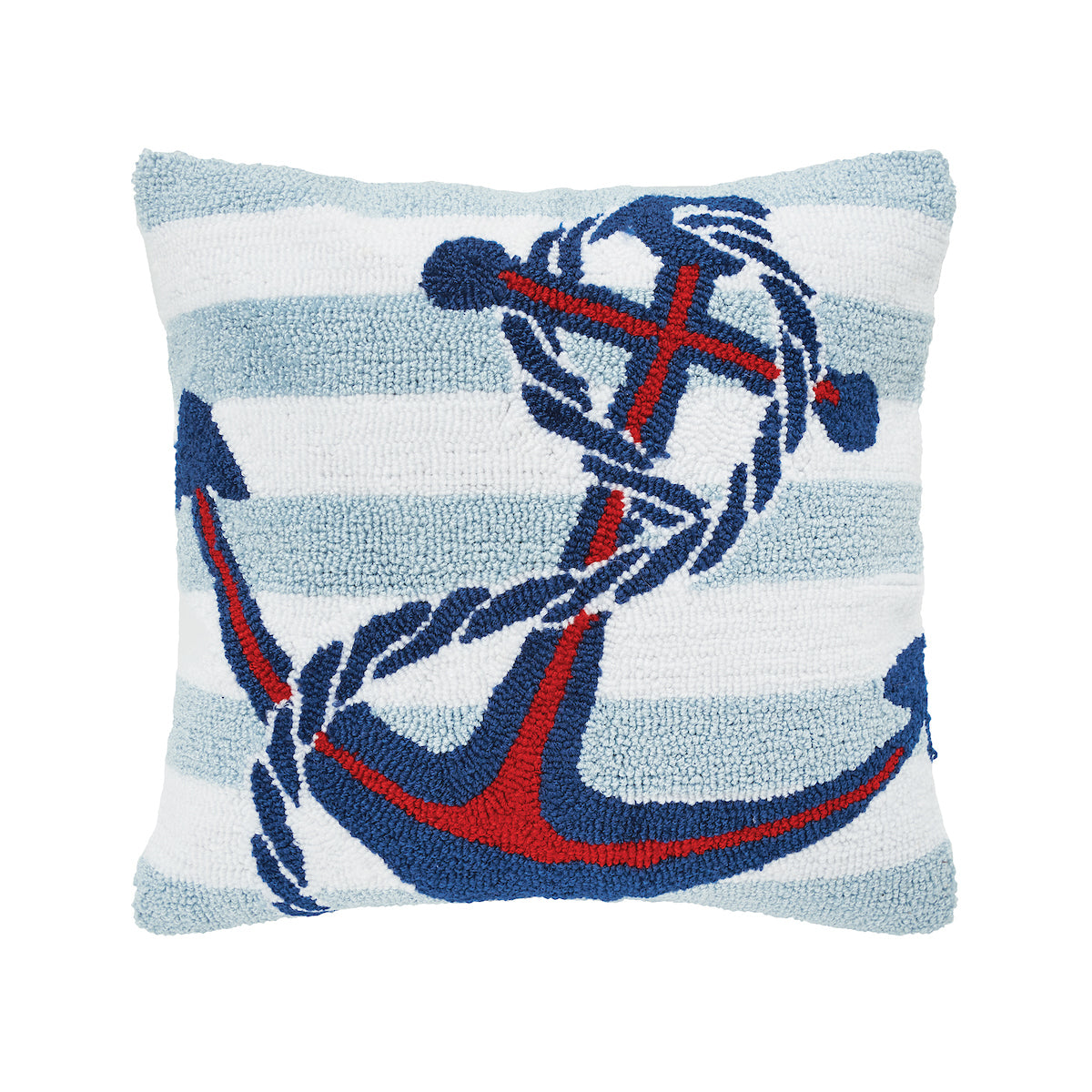 Blue Anchor Pillow