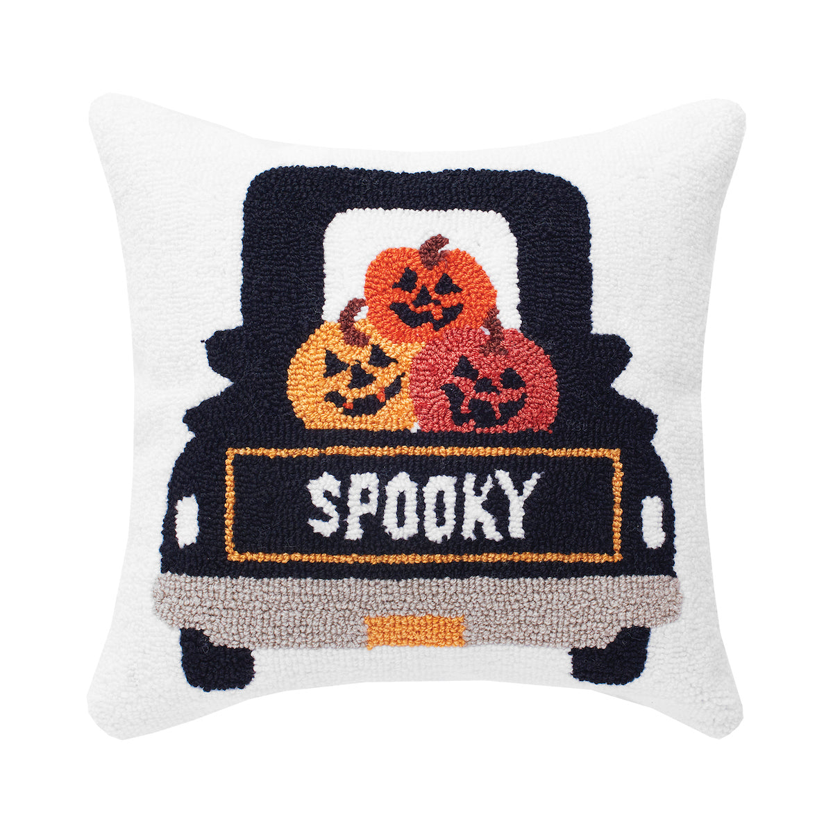Spooky Pumpkin Truck Pillow
