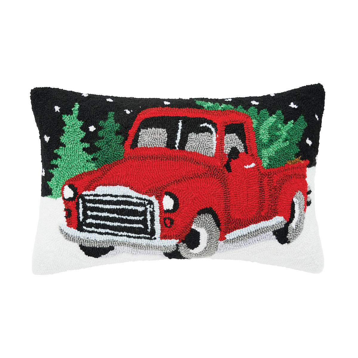 Snowy Truck Pillow