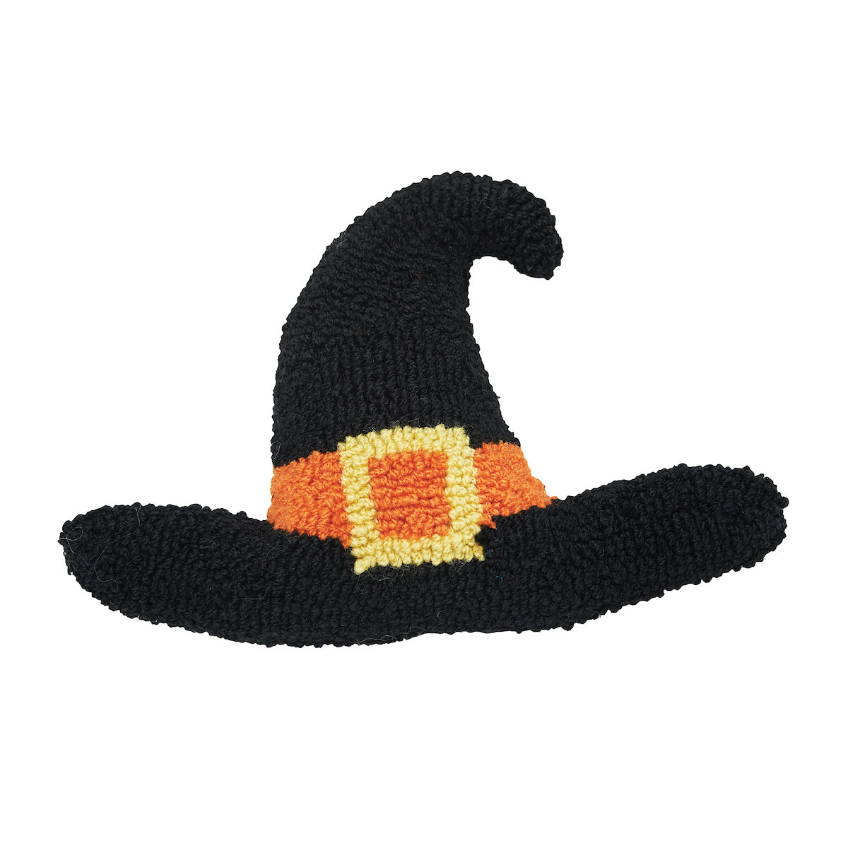 Witch Hat Hooked Shaped Mini Pillow