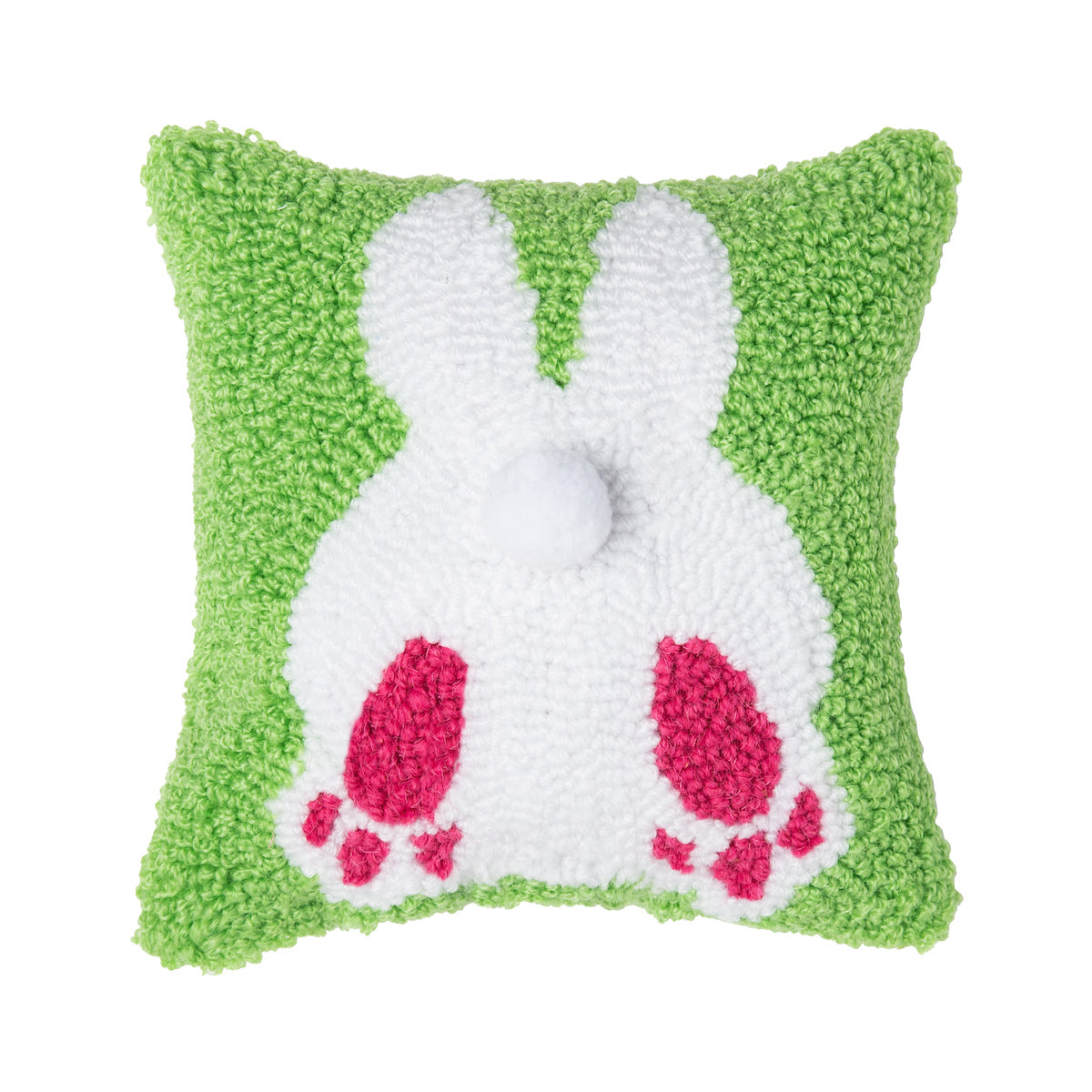 Bunny Bum Hooked Mini Pillow