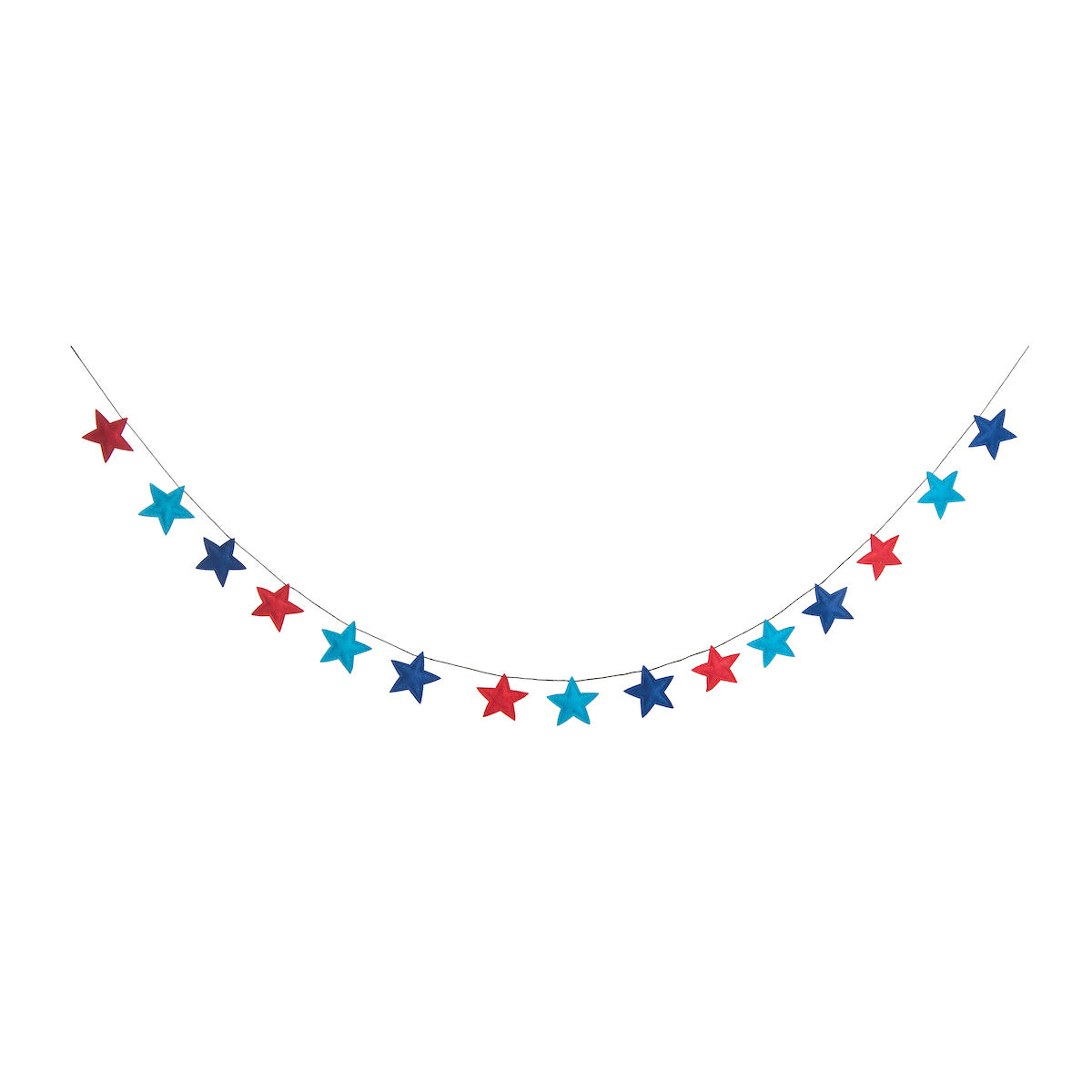 Patriotic Star Garland