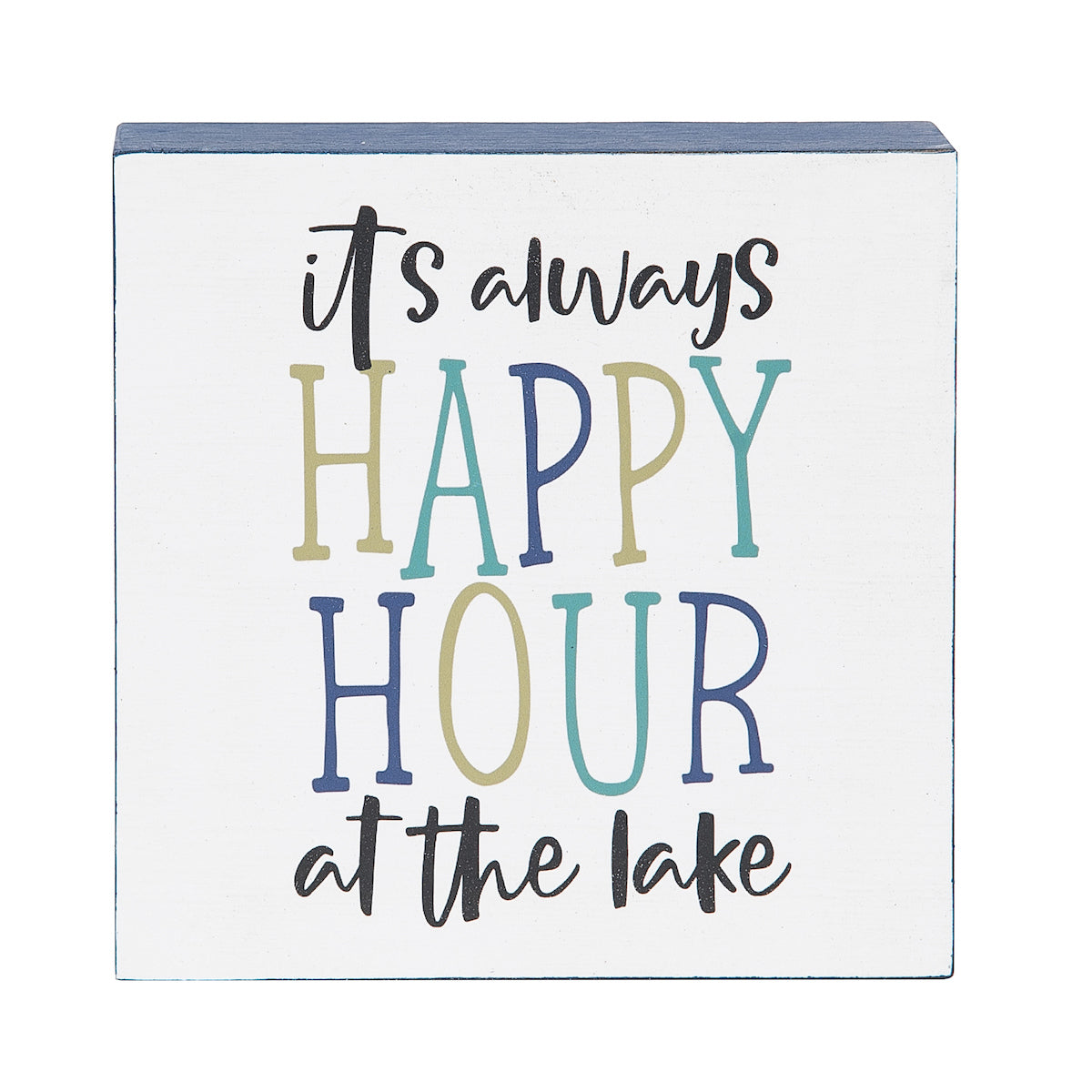 Happy Hour At The Lake Shelf Block