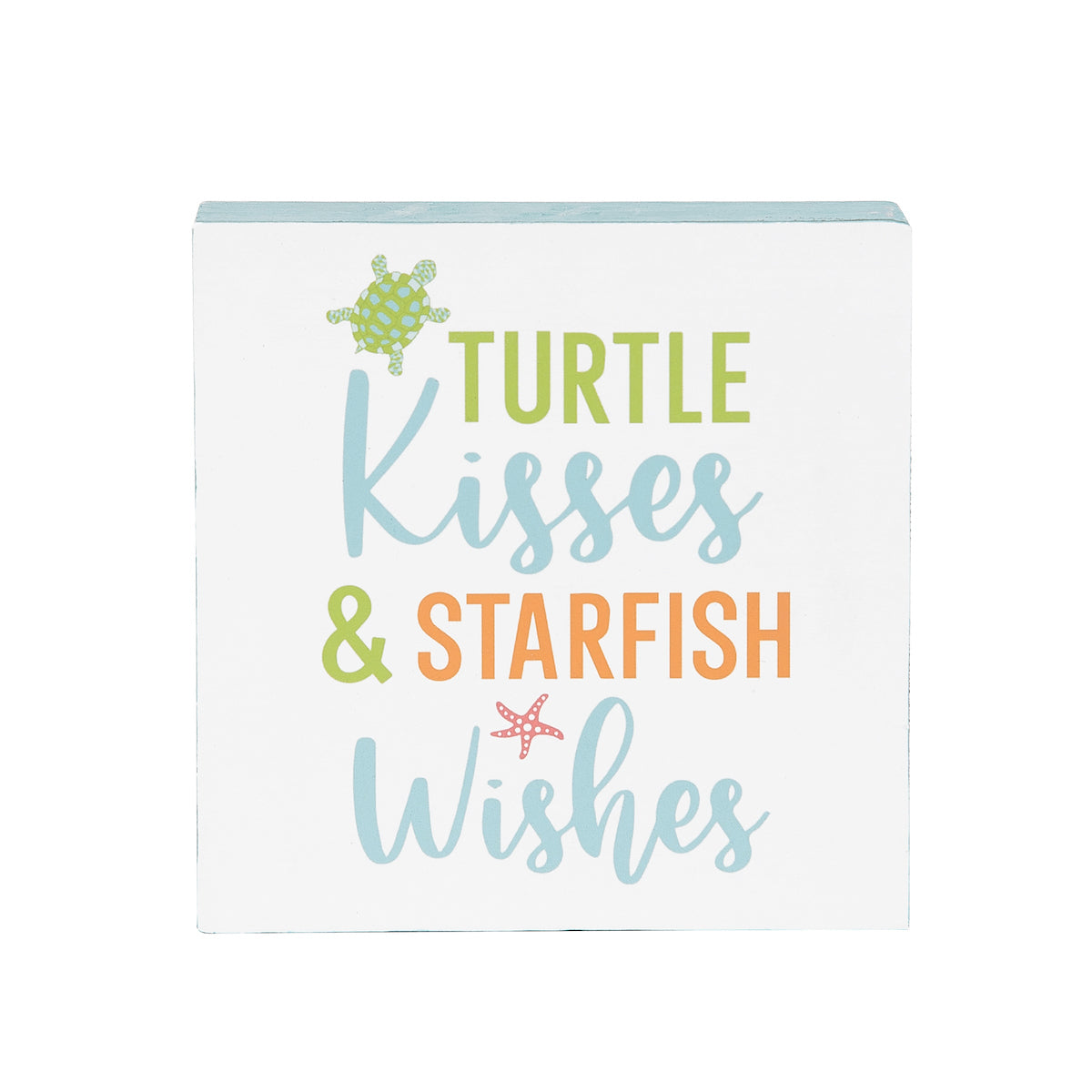 Turtle Starfish Shelf Block