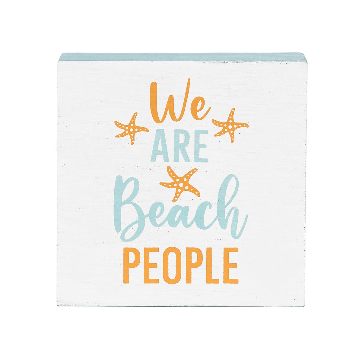 We Are Beach People Shelf Block
