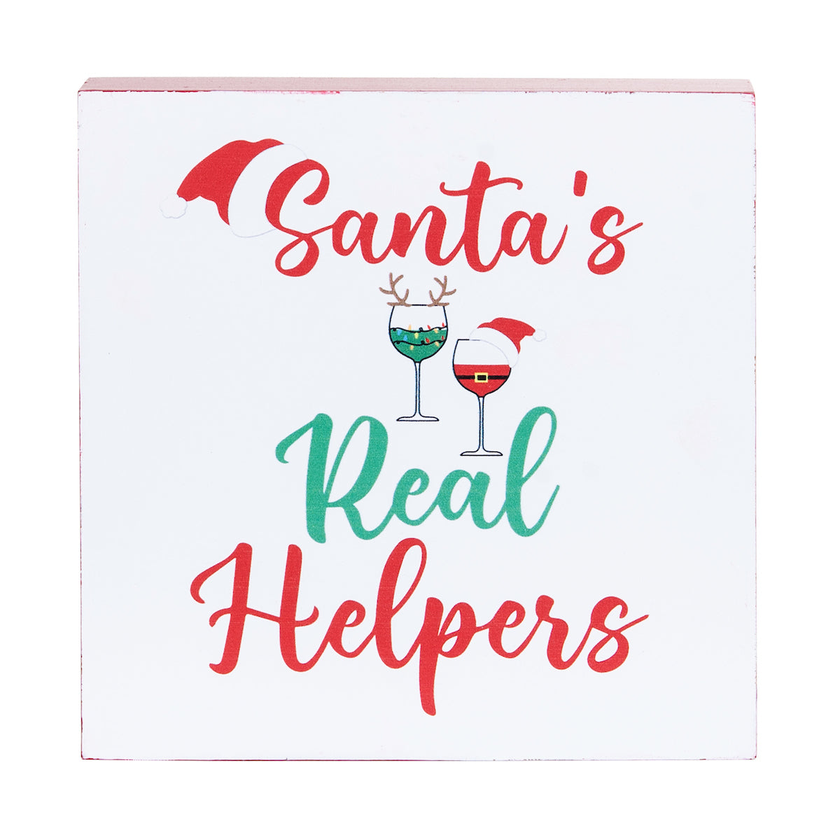 Santa's Real Helpers Shelf Block