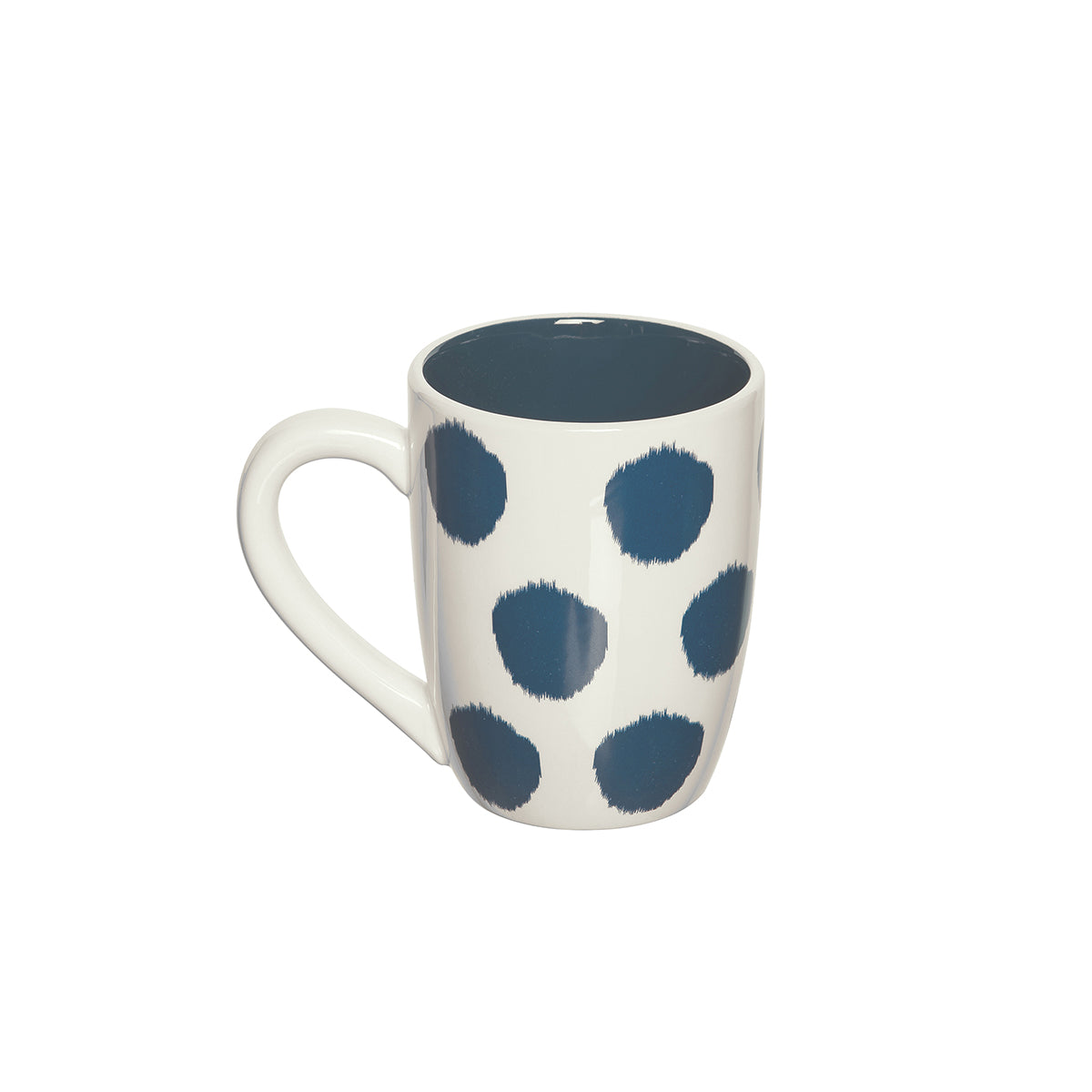 indigo dot mug