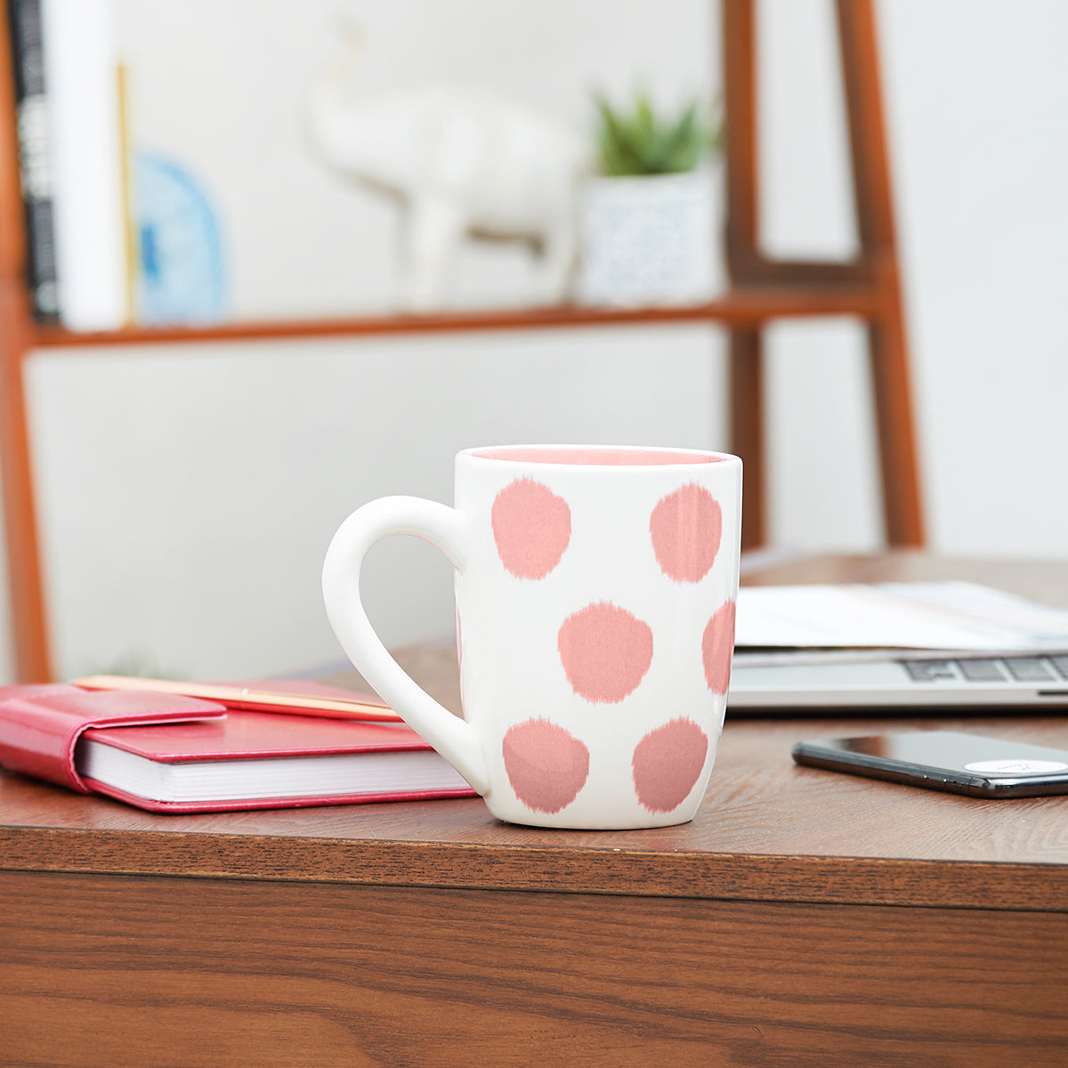 hibiscus dot mug