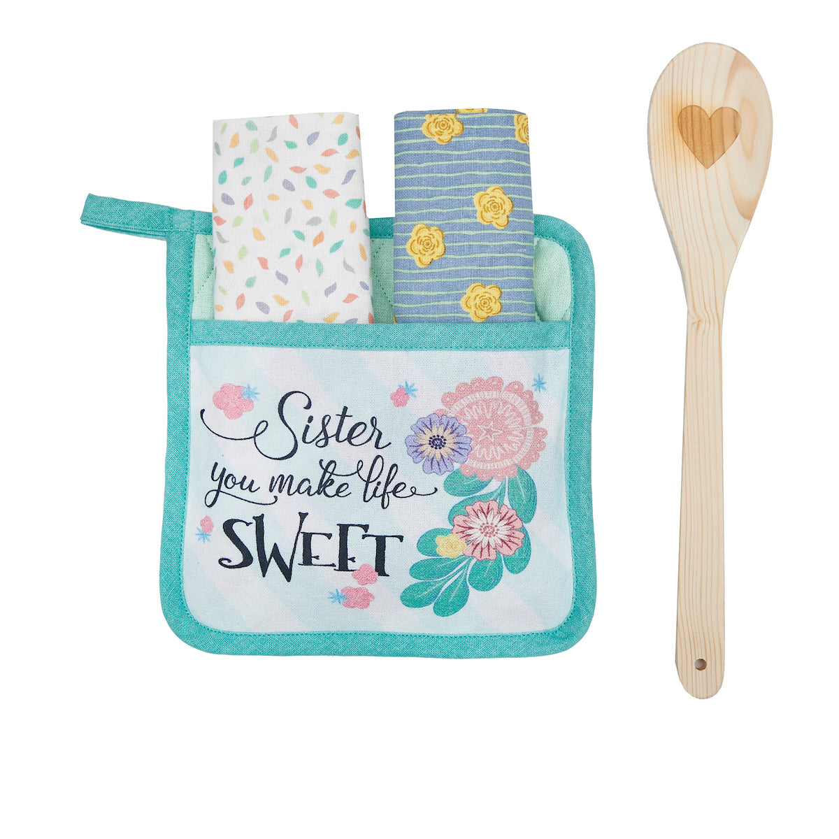 Sister Life Sweet Potholder Set