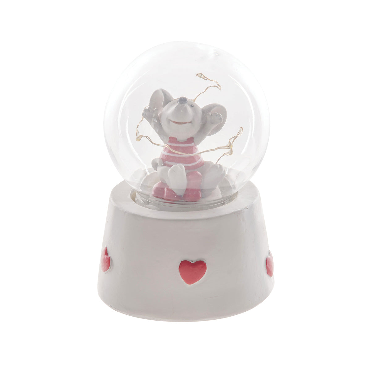Snow Globe Mouse LED Figure