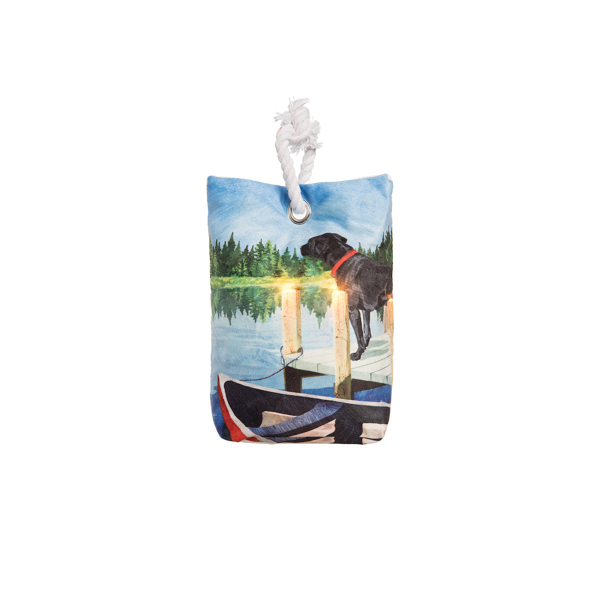 Dog Lake Pier LED Doorstop