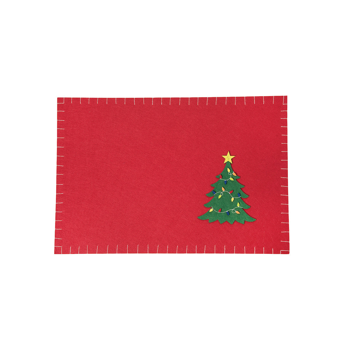 Christmas Tree Felt Table Linens