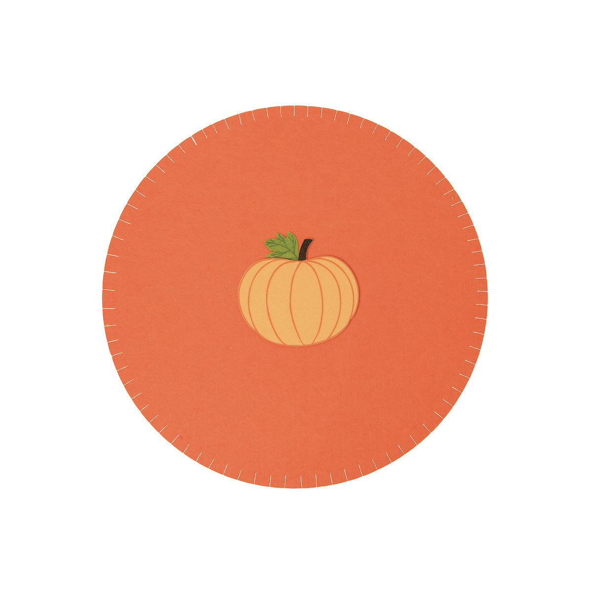 Harvest Pumpkin Felt Table Linens