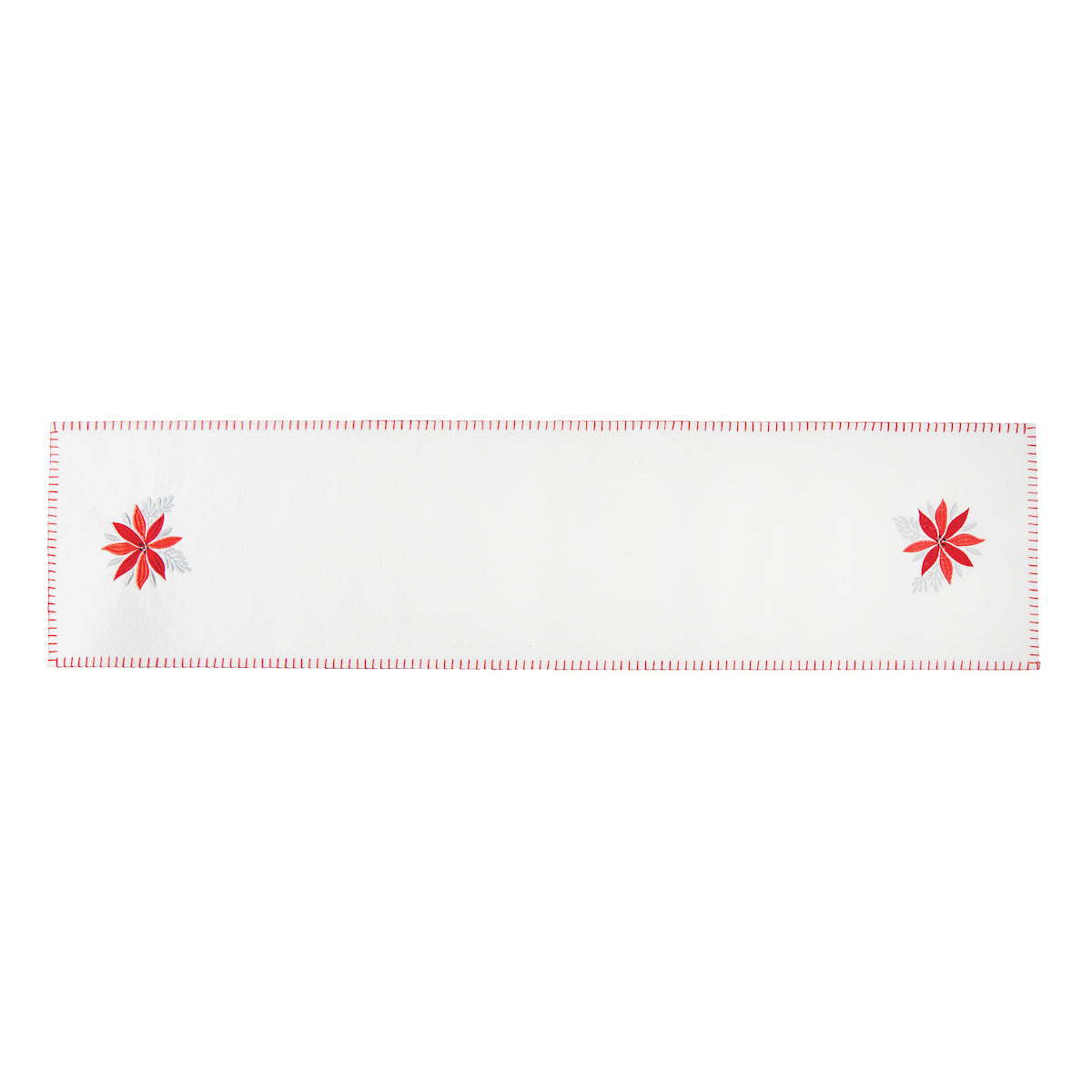 Poinsettia Felt Table Linens