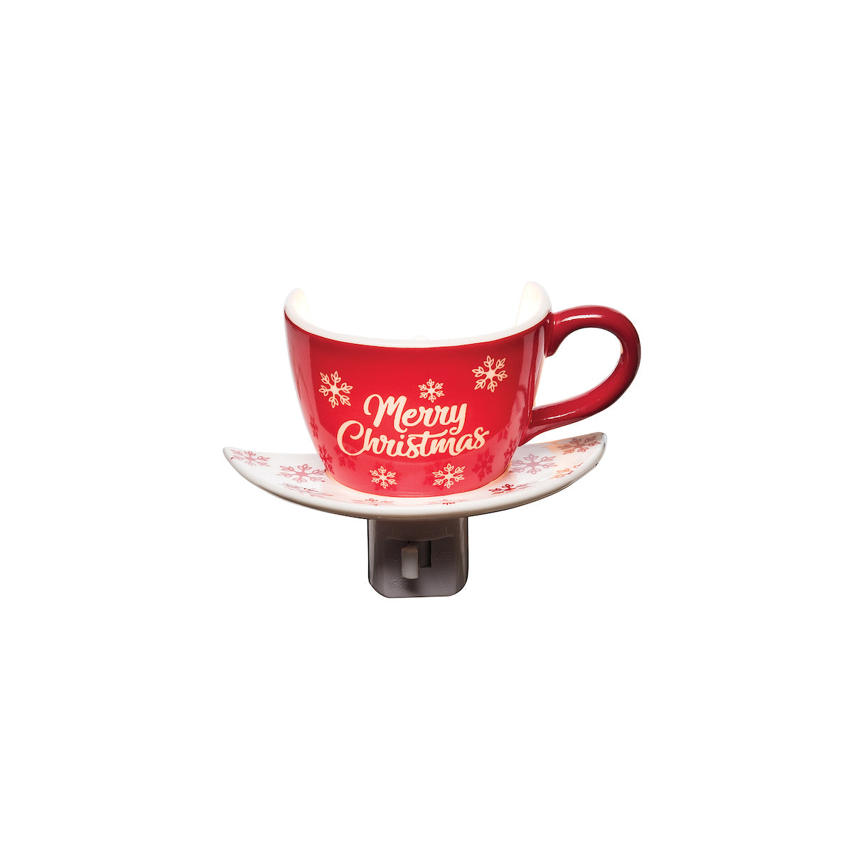 Merry Christmas Teacup Nightlight