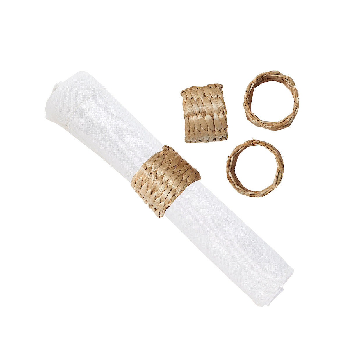 Rattan Napkin Ring, Set of 4