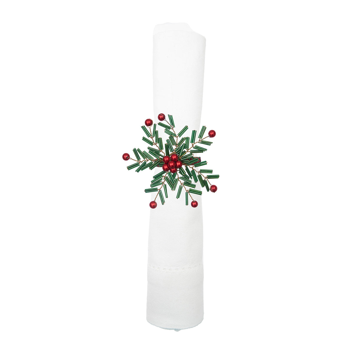 Glass Beaded Napkin Ring