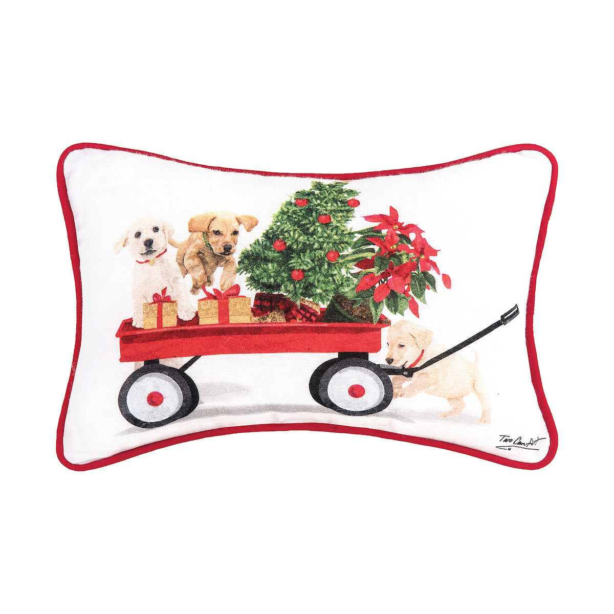 Puppy Wagon Pillow