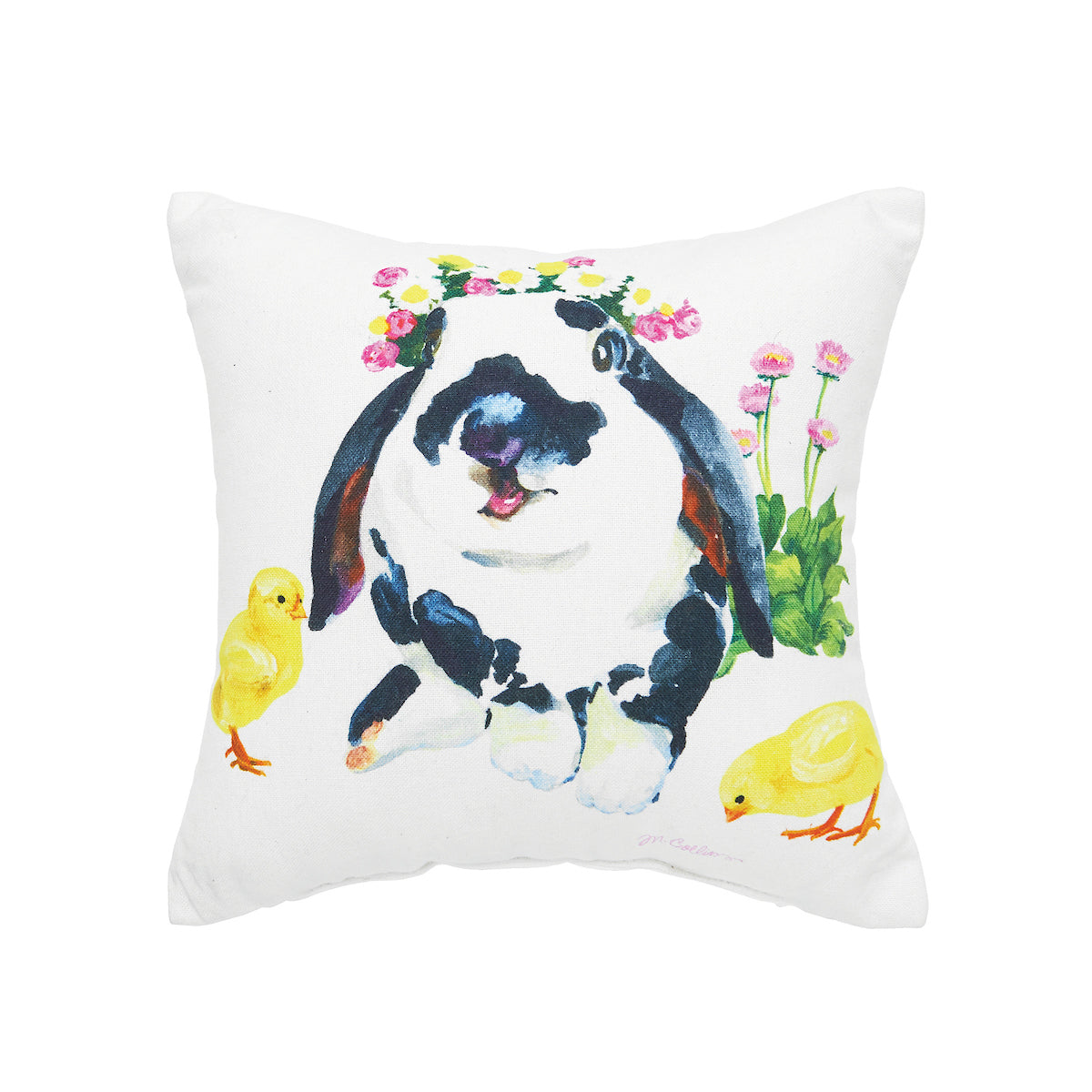 Bunny & Ducks Mini Pillow