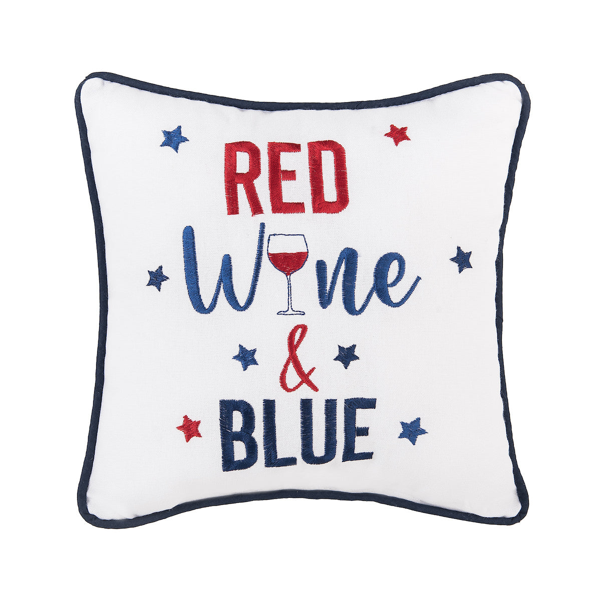 Red, Wine & Blue Mini Pillow