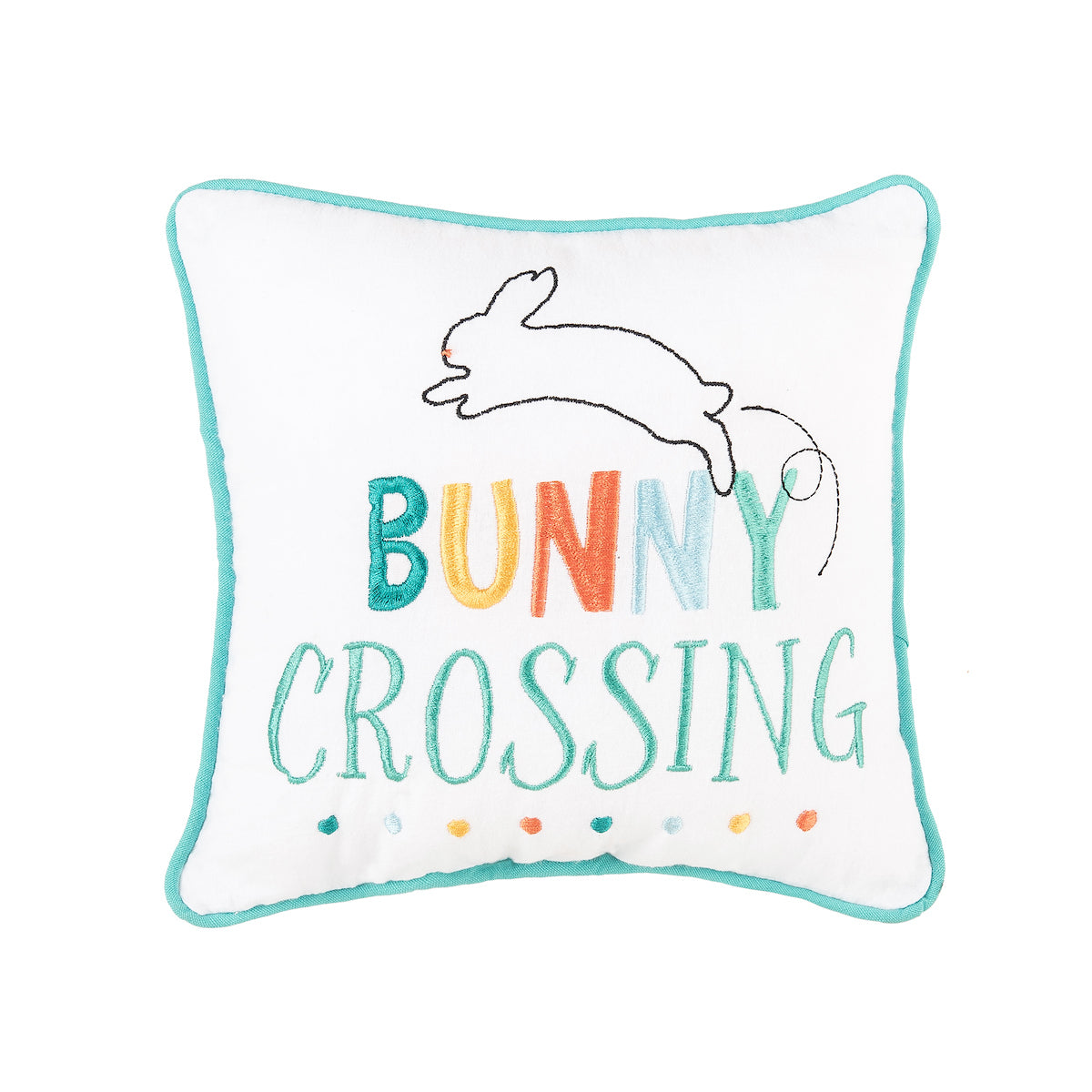 Bunny Crossing Mini Pillow