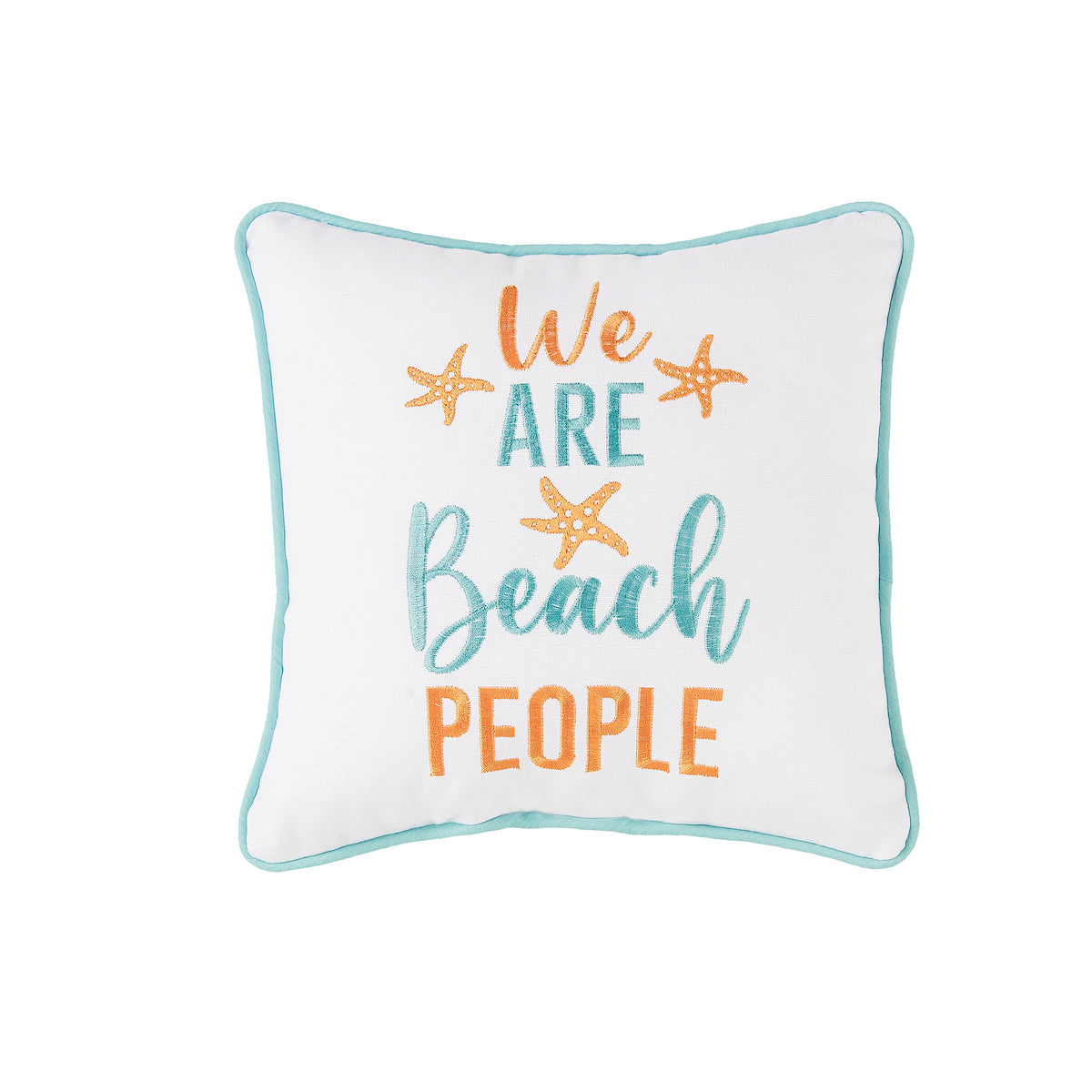 We Are Beach People Mini Pillow