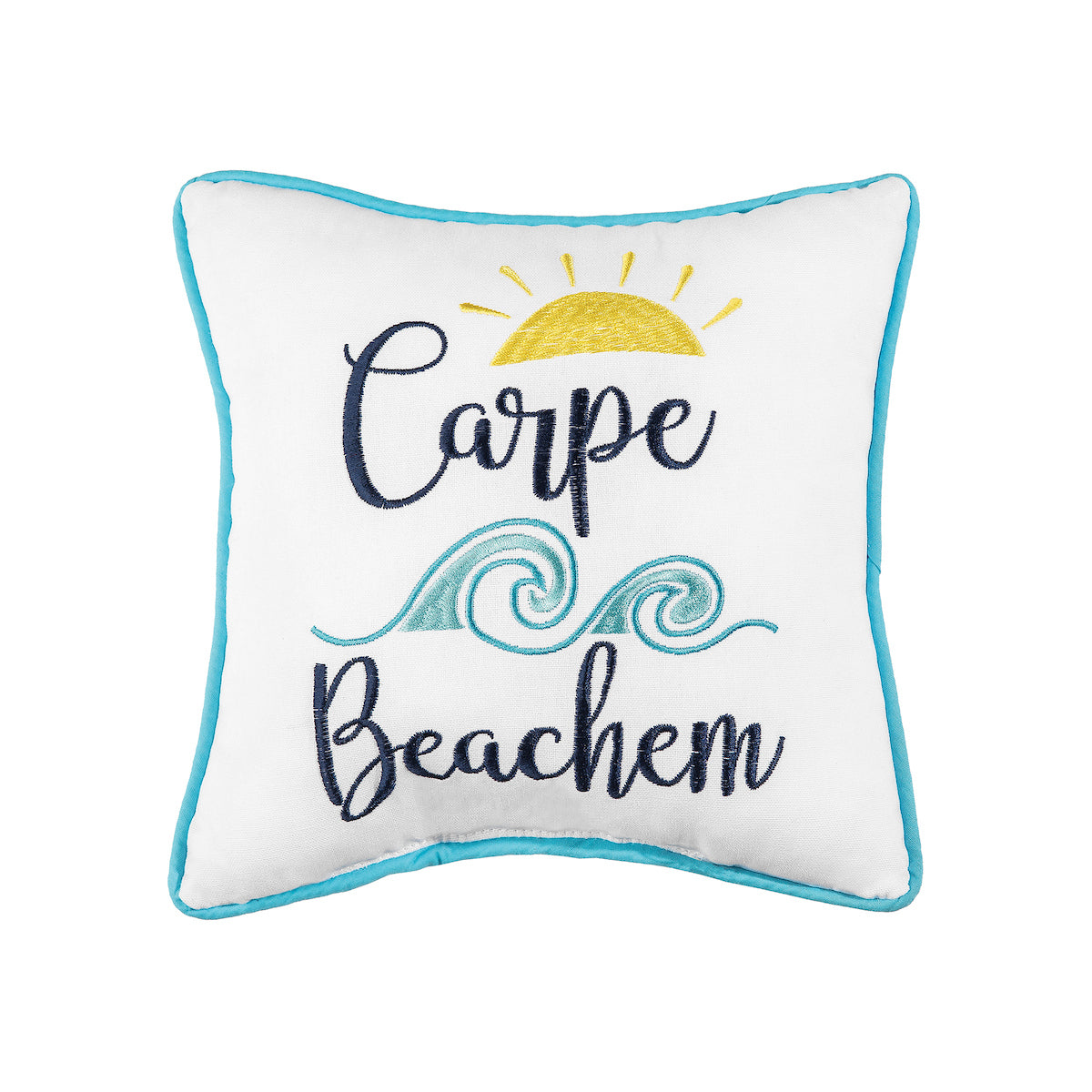 Carpe Beachem Mini Pillow