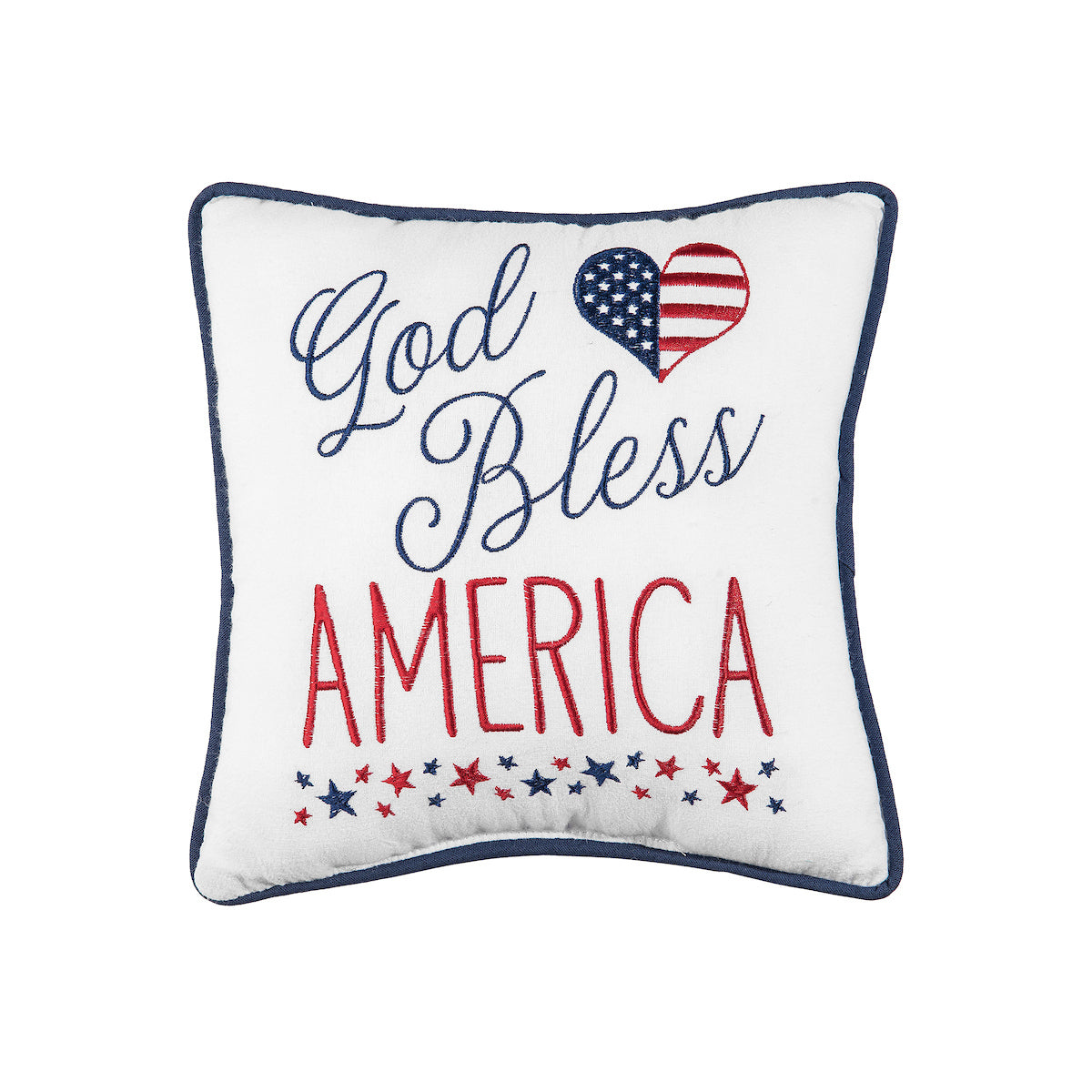 God Bless America Mini Pillow