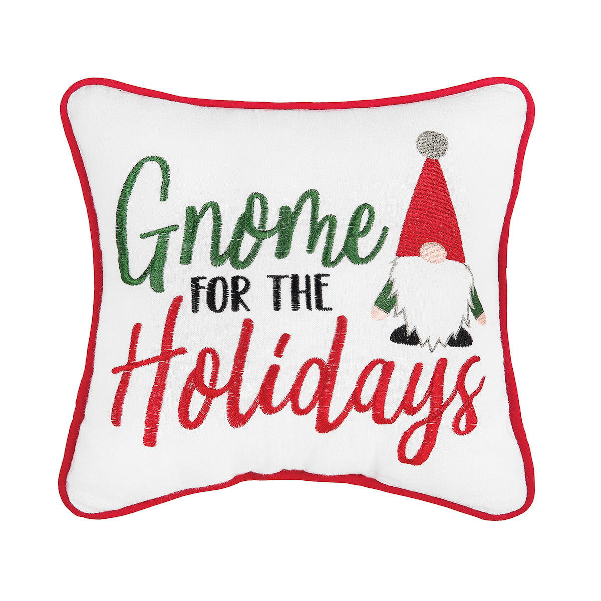 Gnome For The Holidays Mini Pillow
