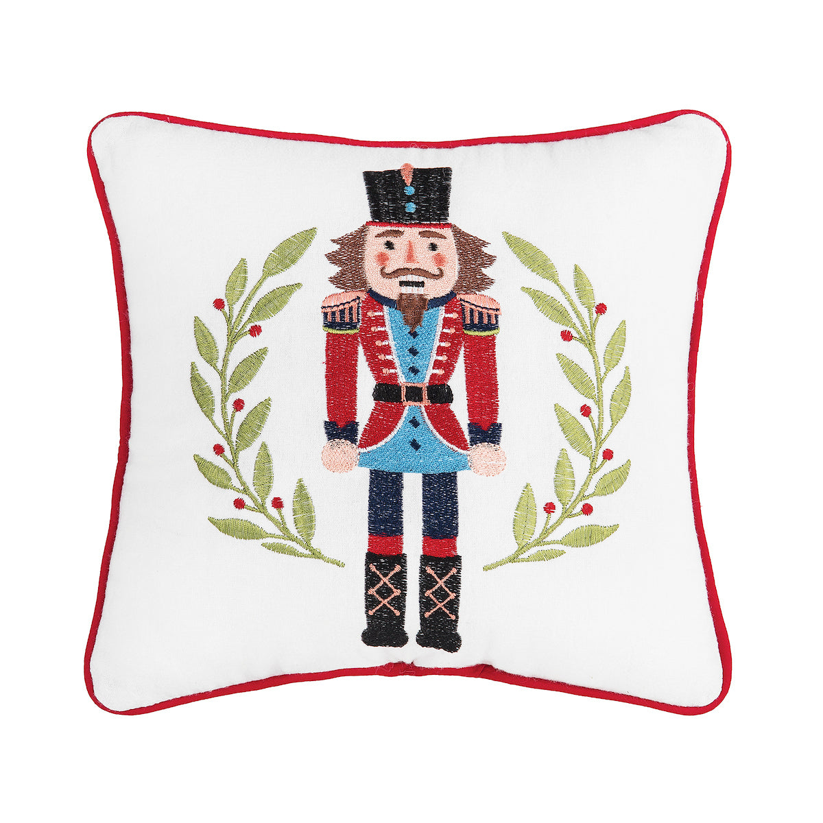Nutcracker Wreath Mini Pillow