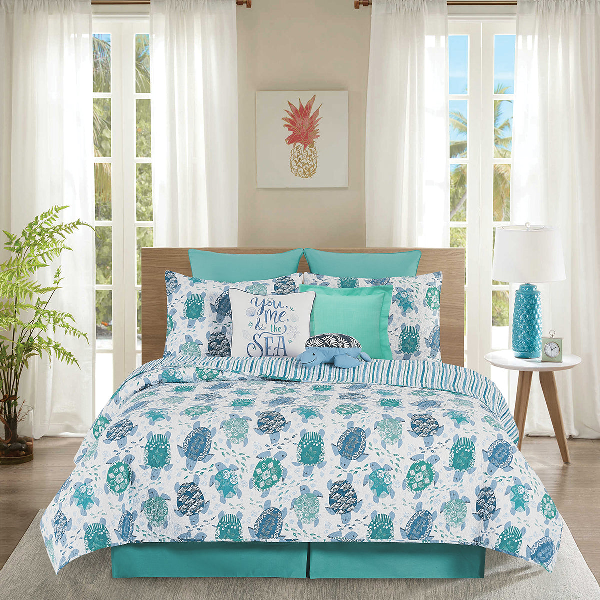 Turtle Bay Quilt Set
