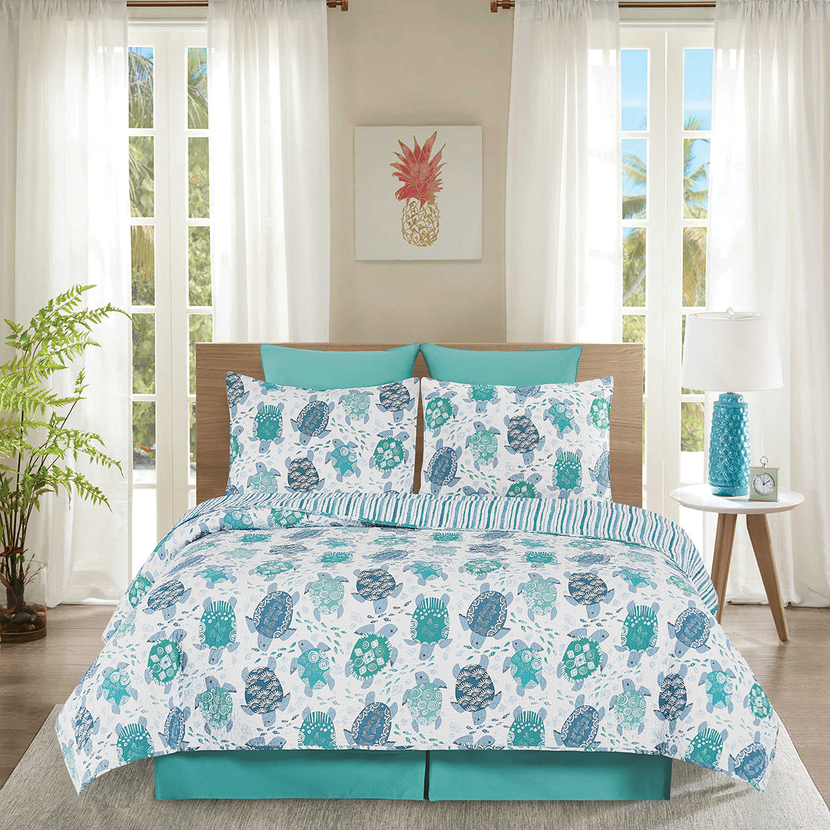Turtle Bay Quilt Set