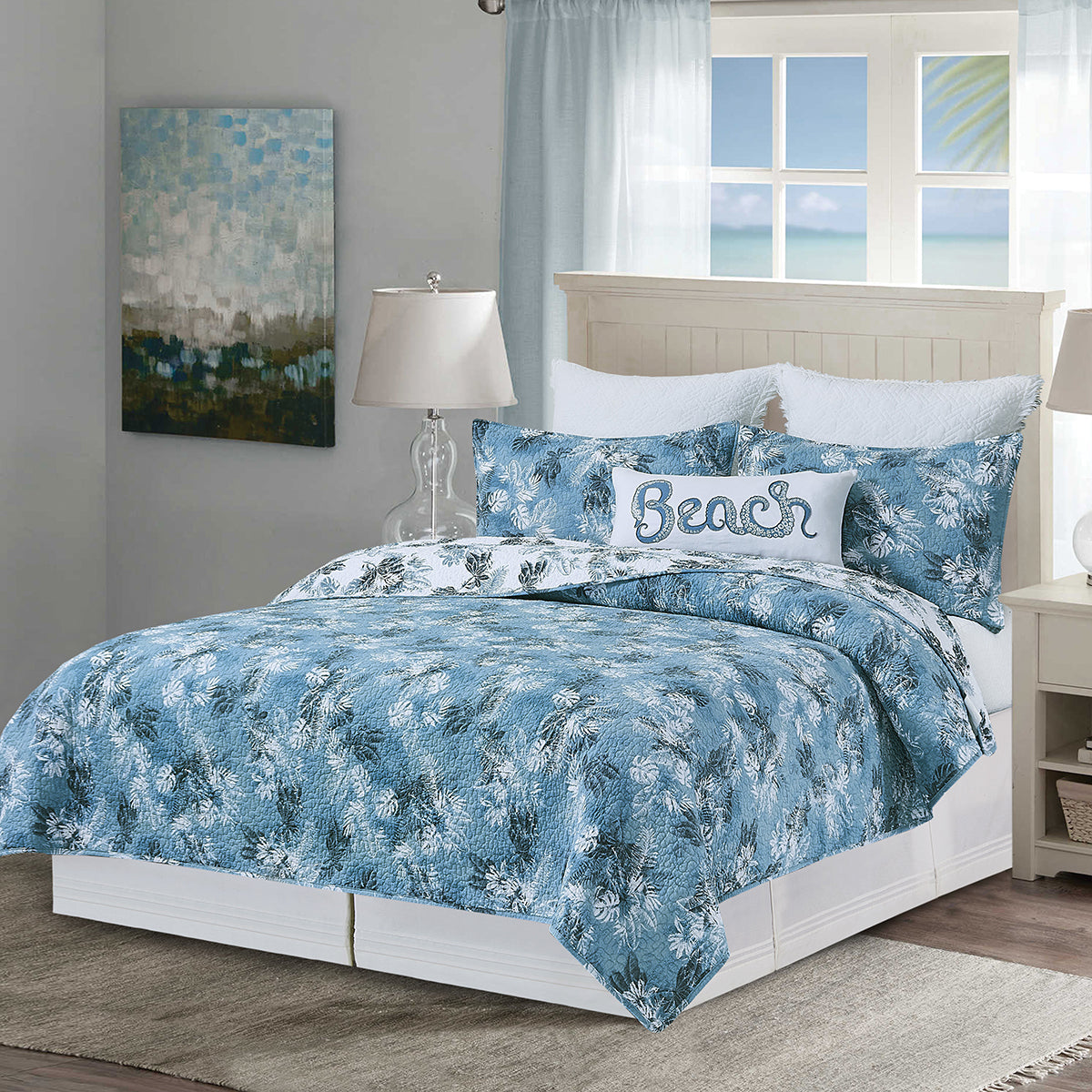Bruno Palms Quilt Set