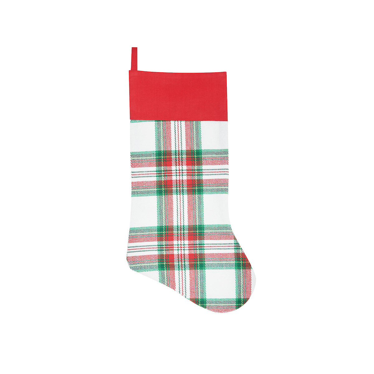 Carter Christmas Plaid Stocking