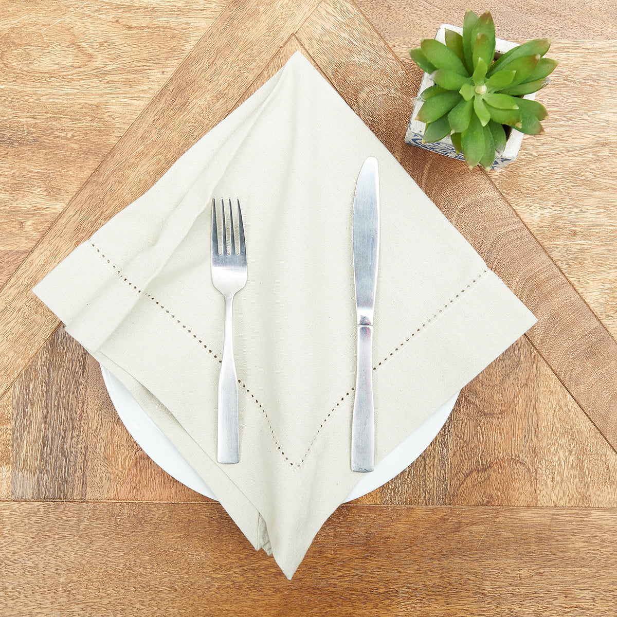 Hemstitch Pebble Napkin