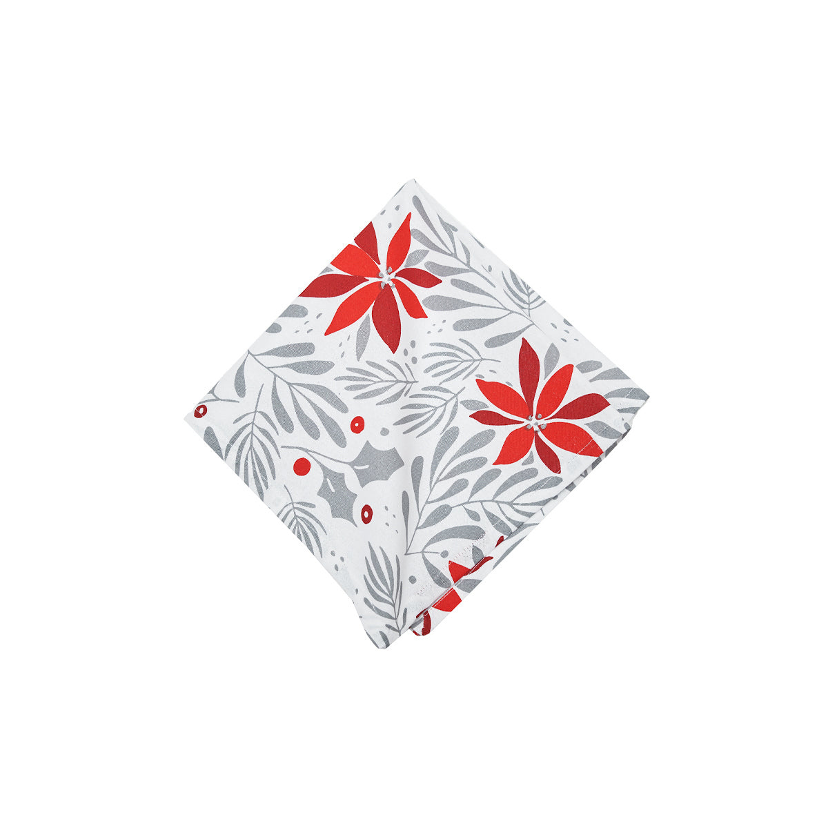 Poinsettia Christmas Table Linens