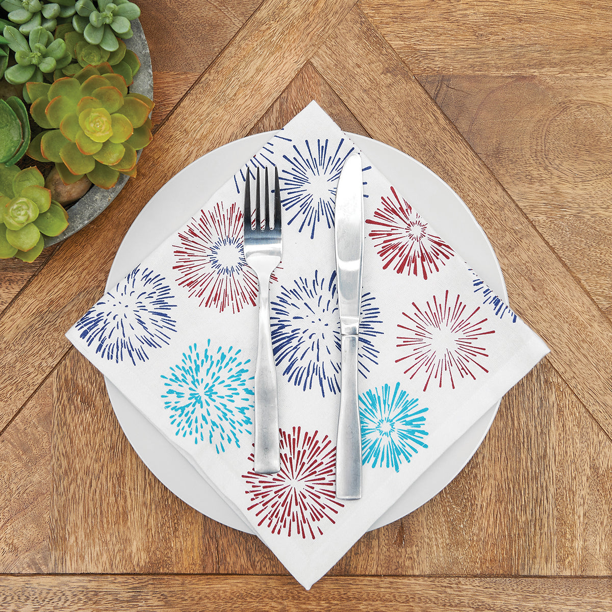 Firework Sparkle Table Linens