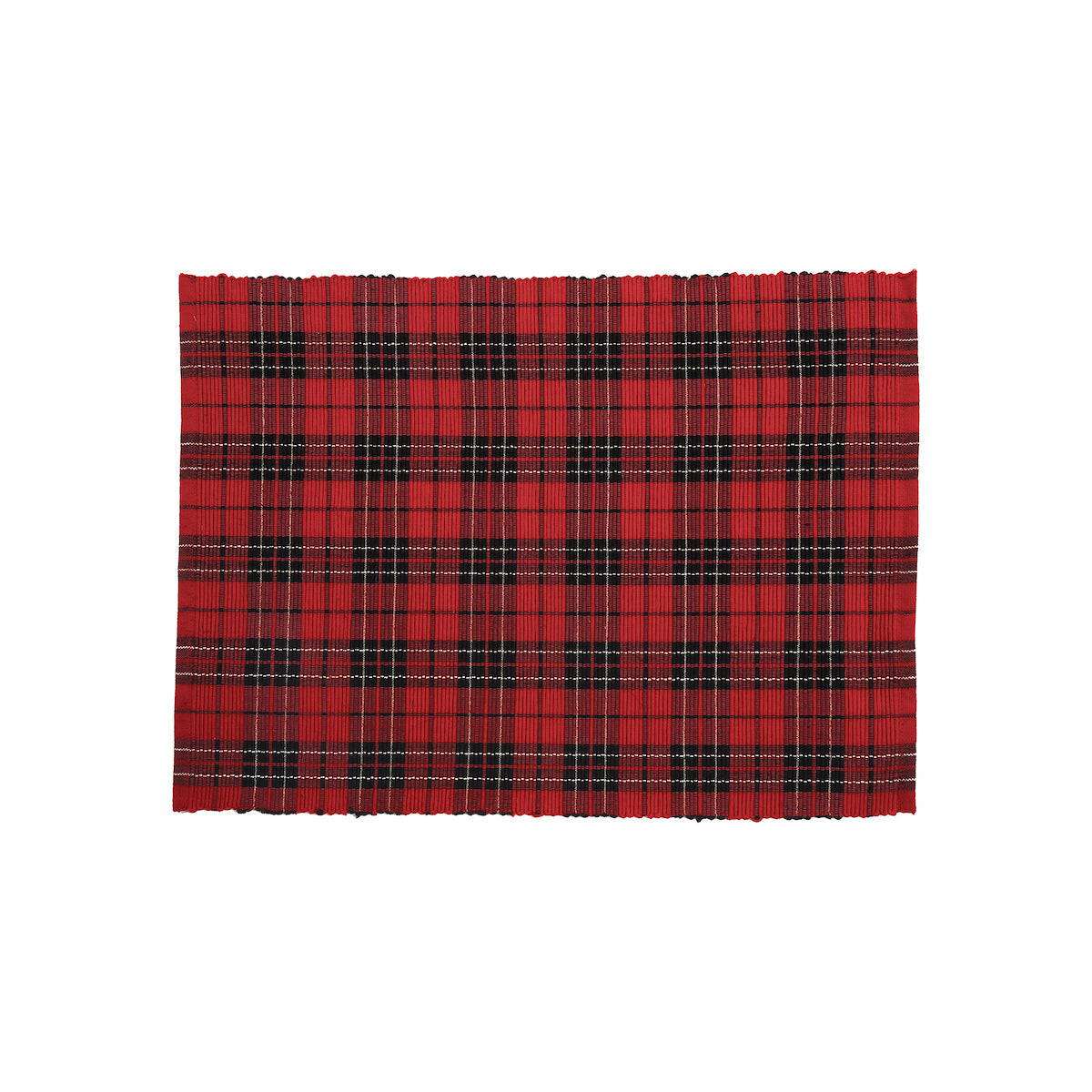 Red Black Plaid Table Linens