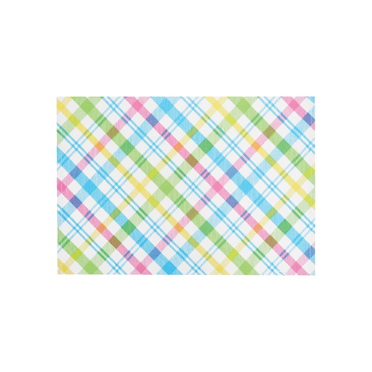 Spring Blossom Plaid Table Linens