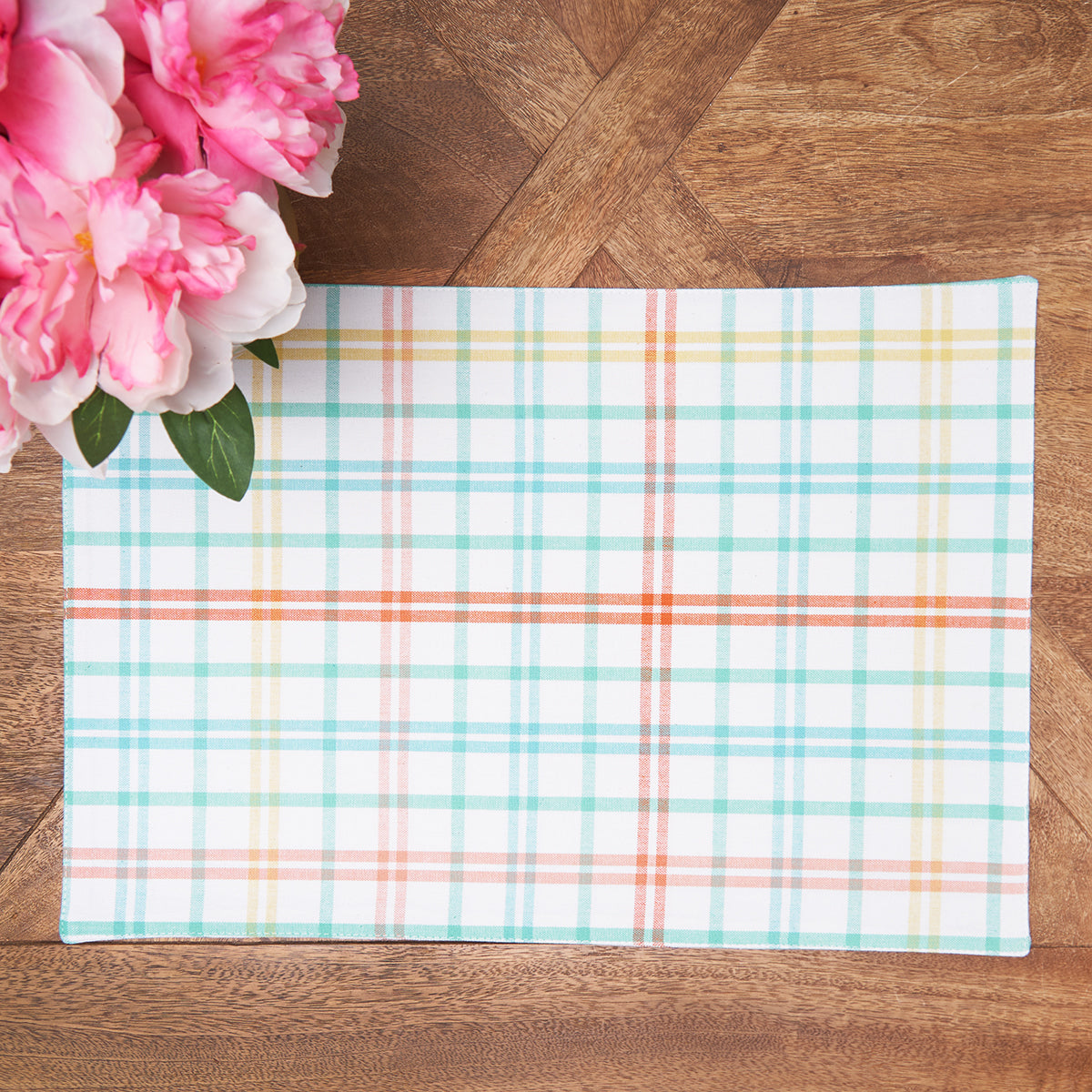 Bunny Trail Plaid Table Linens