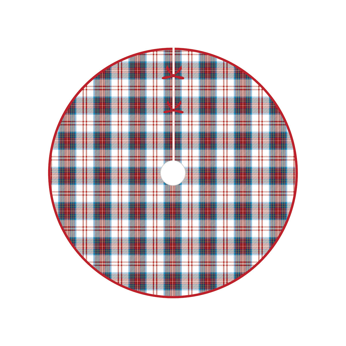 Morris Plaid Tree Skirt