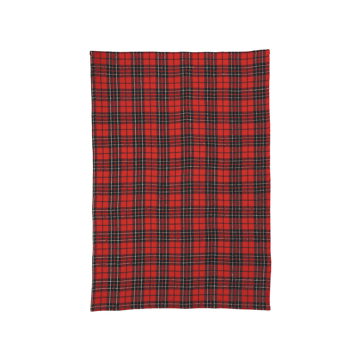 Red Black Plaid Kitchen Towel