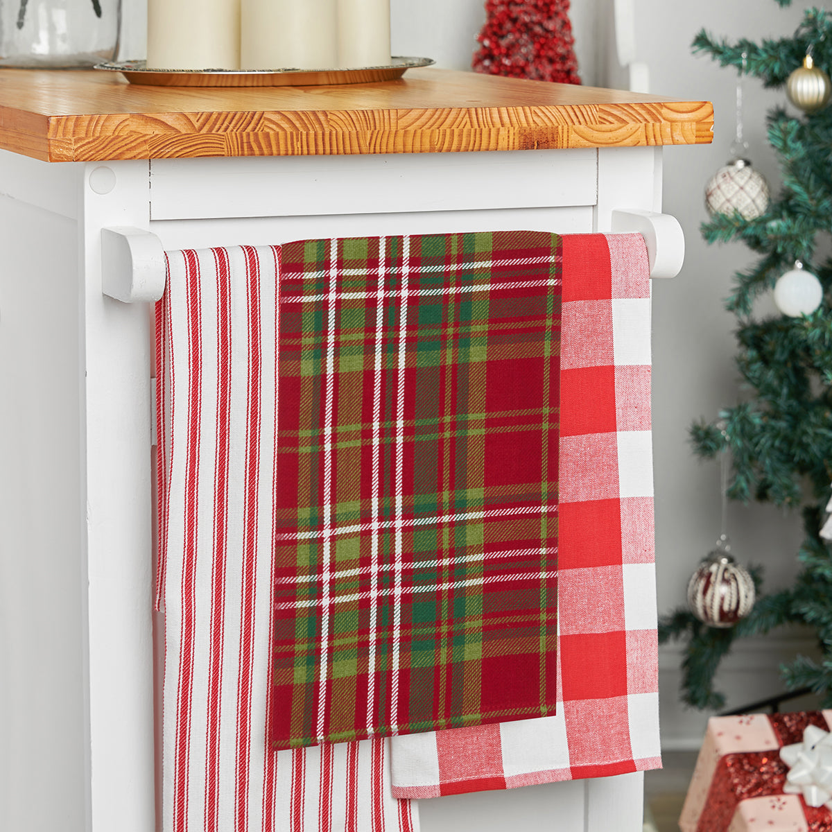 Jonah Plaid Woven Kitchen Towel