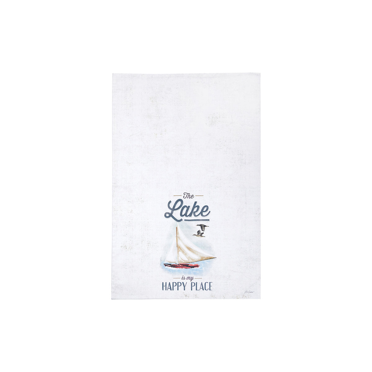 Lakeside Blueberry Printed Kitchen Towel