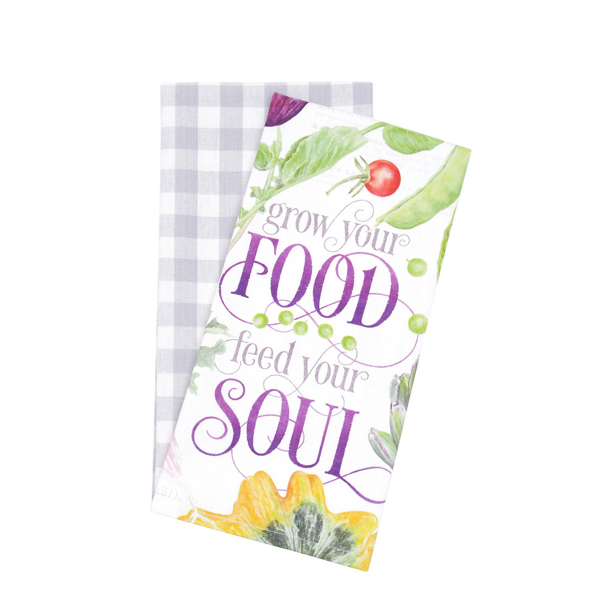 Vegetable Garden Printed Kitchen Towel Set