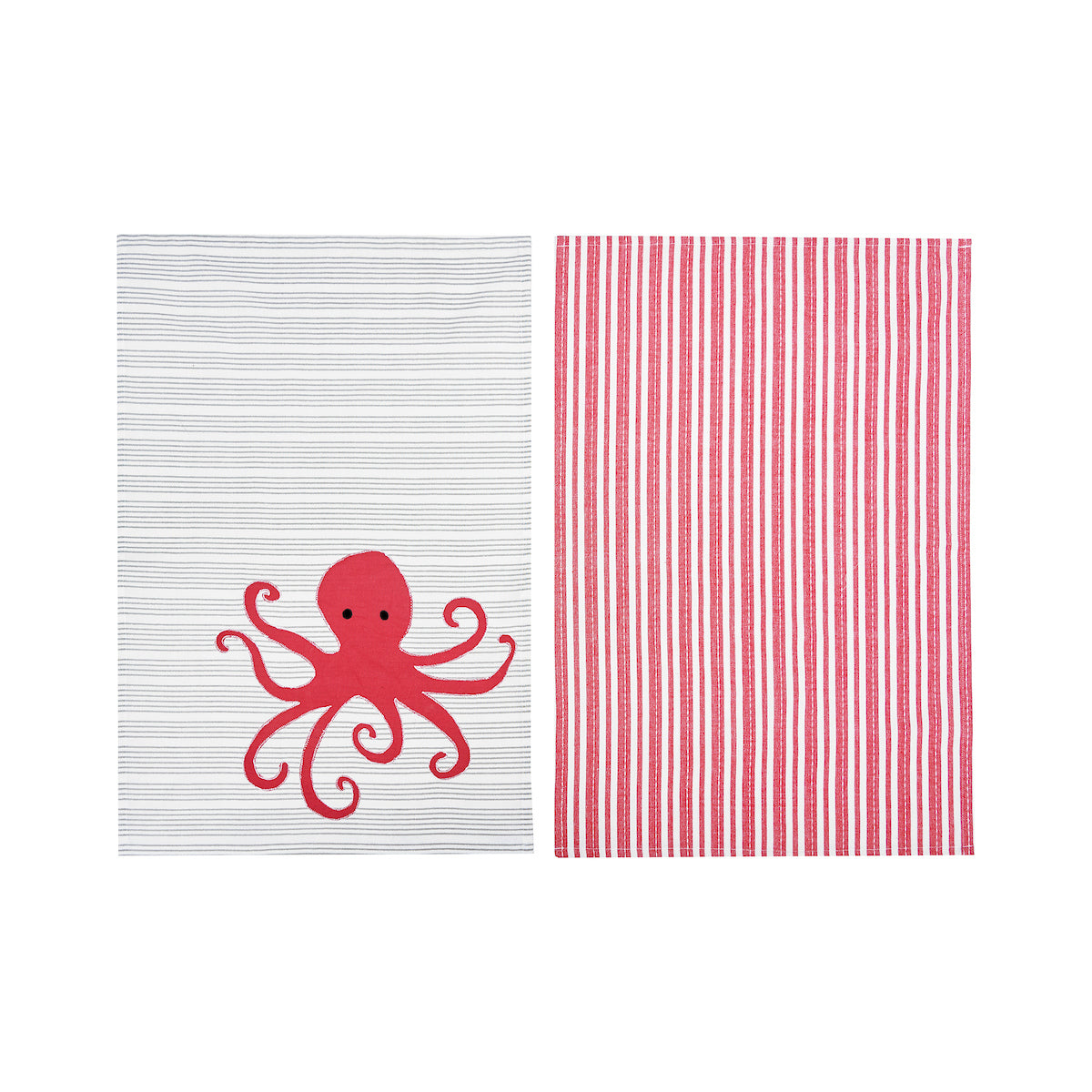 Octopus Stripe Kitchen Towel Set