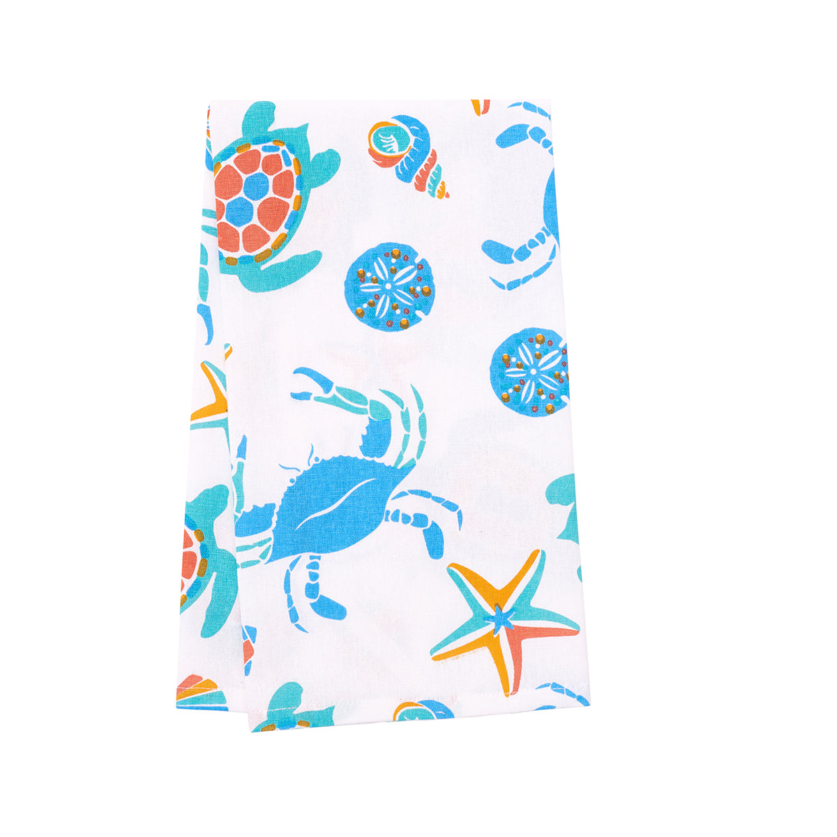 Caraway Coral Printed Kitchen Towel