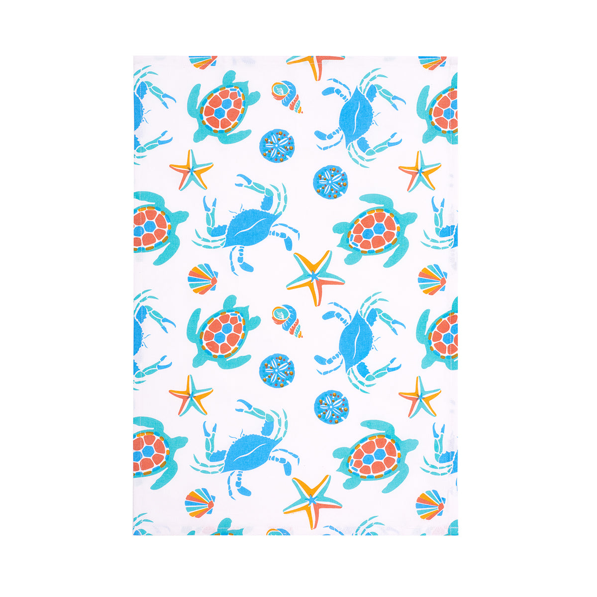 Caraway Coral Printed Kitchen Towel