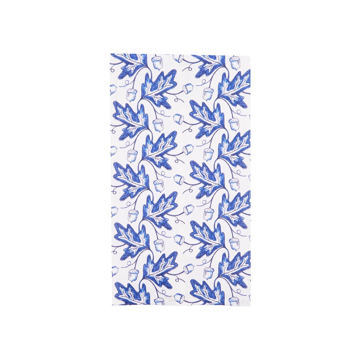 Blue Leaves & Acorn Printed Kitchen Towel