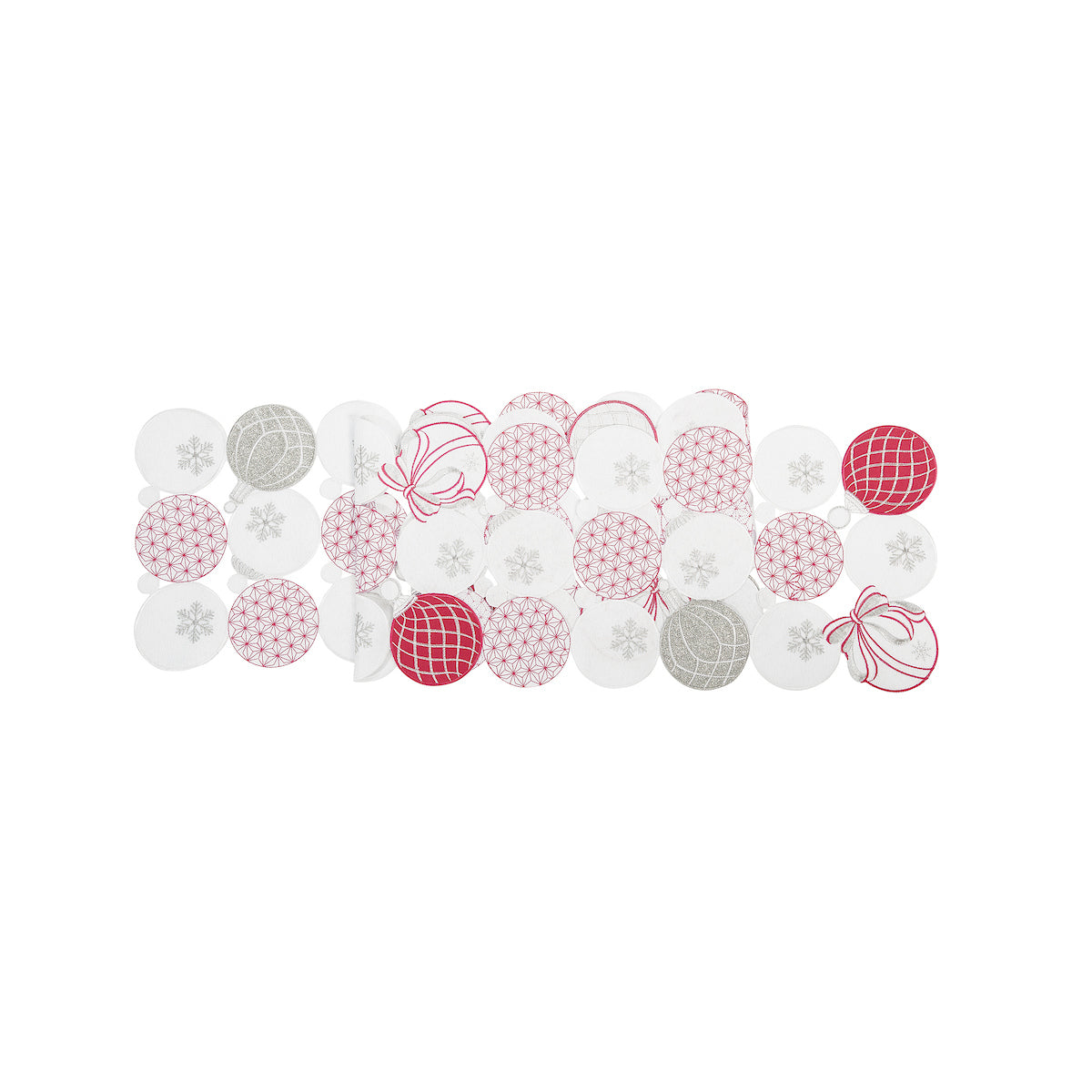 Ornaments Embroidered Runner
